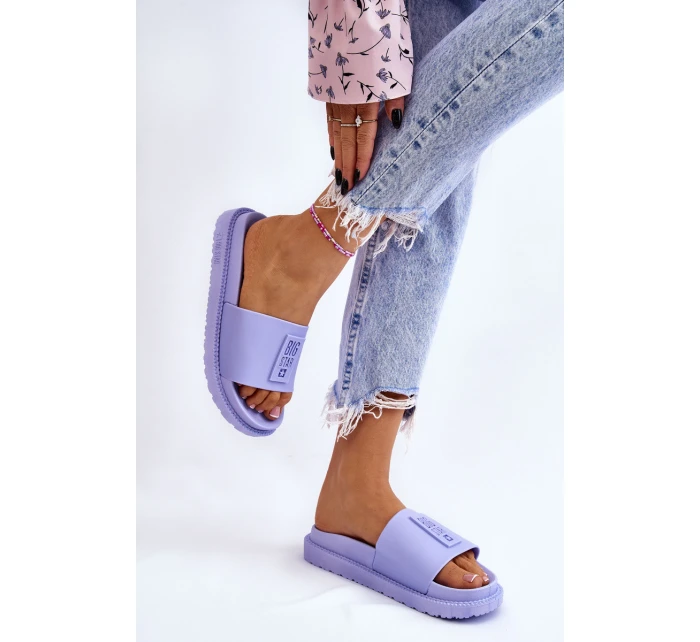 Dámské pantofle Big Star model 21582452 Světle fialová - Big Star Shoes