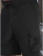 Pánské látkové bojové šortky černé Dstreet model 21988579 - FashionStreet