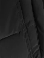 Černá dámská zimní bunda s kožešinovou podšívkou model 21246495 - LHD