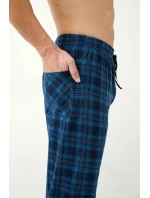 Vamp - Kárované dlhé nohavice 21625 - Vamp