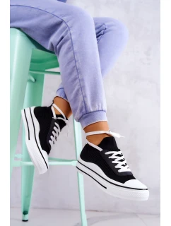 Dámské ponožky tenisky Černá model 21579428 - S.Barski