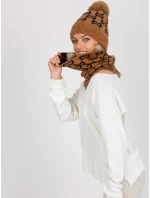 Tunelový šál AT KM CM 333 hnedý