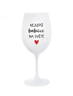 BEST BABY IN THE WORLD - pohár na biele víno 350 ml