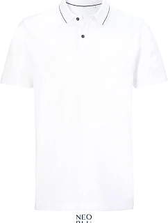 Unisex piqué polo z těžké bavlny  white model 22442367 - NEOBLU