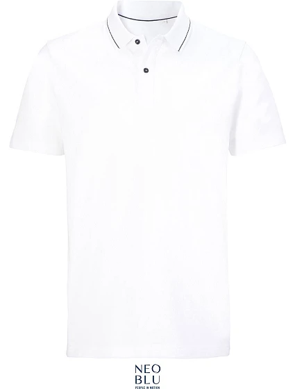 NEOBLU Orel Unisex piqué polo z hrubej bavlny 24.4337 optická biela NEOBLU Orel Unisex piqué polo z hrubej bavlny 24.4337 optická biela