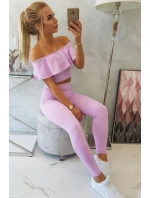 Sada s volánikom fialová