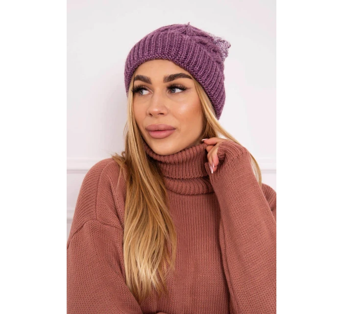 Fleecová čepice model 18749985 - K-Fashion Fleecová čepice model 18749985 - K-Fashion