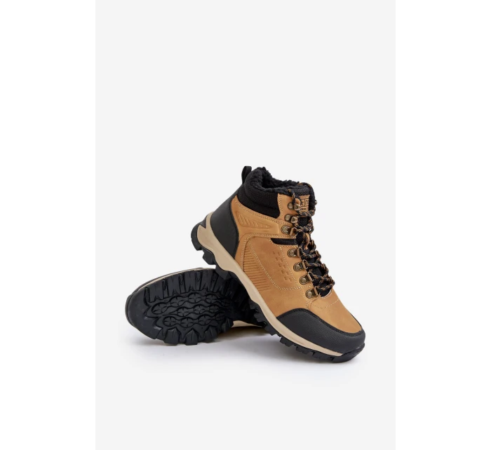 Ocieplane Buty Trekkingowe Męskie Camel Loreinae