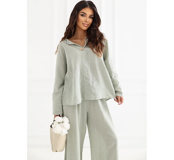 Bluzka IT BZ model 22084149 khaki - FPrice Bluzka IT BZ model 22084149 khaki - FPrice