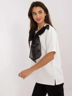 Blúzka LK BZ 509621 3.54 bielo-čierna