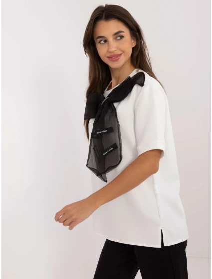 Blúzka LK BZ 509621 3.54 bielo-čierna Blúzka LK BZ 509621 3.54 bielo-čierna