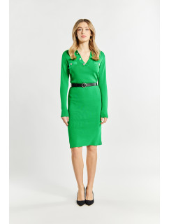 Monnari Dámske šaty z viskózy Zelená