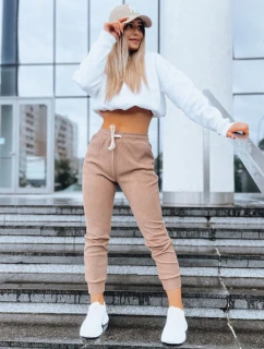 Dámske manšestrové nohavice MARIE camel FashionStreet UY1575