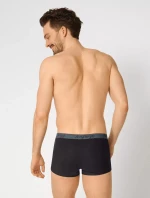 Pánske boxerky Štart Hipster C2P box - BROWN - LIGHT COMBINATION - šedá - čierna M003 - SLOGGI