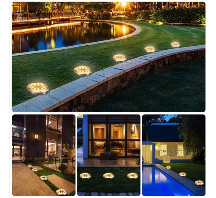 SOLÁRNA LAMPA 8 LED SMD PRE PRELOMENIE KPL.4PCS