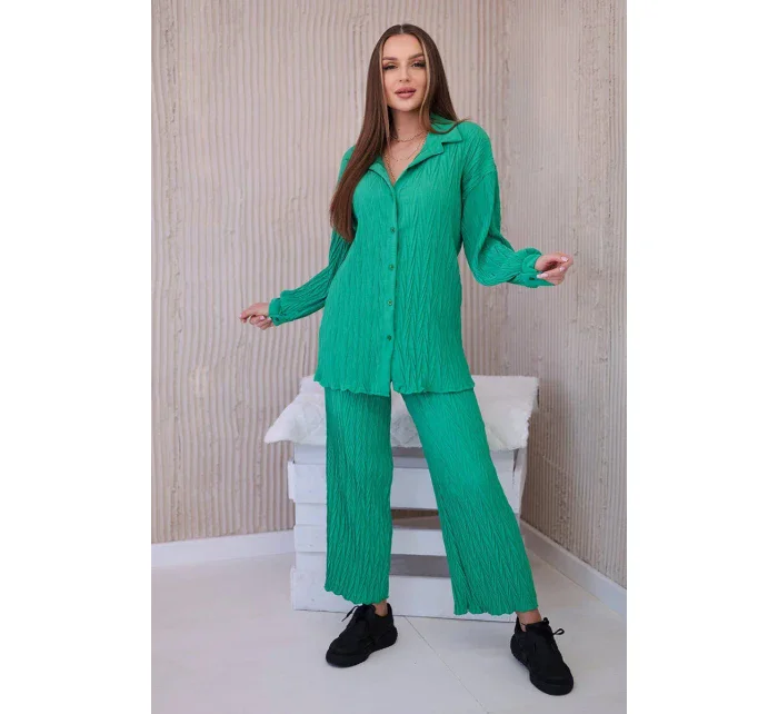 2-dielna skladaná súprava svetlo zelená