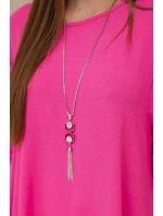 Sada halenky + kalhot s přívěskem růžový Sada halenky + kalhot s přívěskem růžový