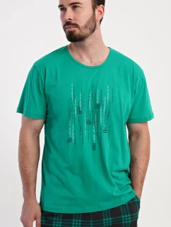 Pánske pyžamové šortky Hra Tetris