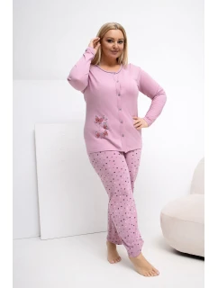 Pohodlné pyžamo pre plnoštíhly model 223304 Forever Pink