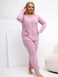 Pohodlné pyžamo pre plnoštíhly model 223304 Forever Pink