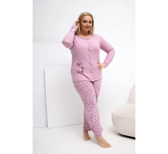 Pohodlné pyžamo pre plnoštíhly model 223304 Forever Pink