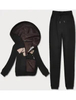 Čierny dámsky polarový komplet (ZCH2212)