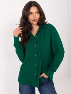 Košeľa LK KS 510109.70 tmavozelená