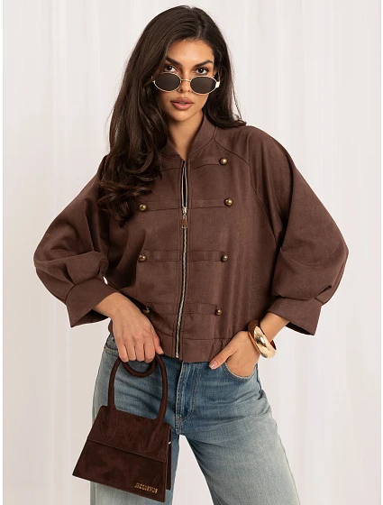 Kurtka MI KR model 22340956 ciemny bezowy - FPrice Kurtka MI KR model 22340956 ciemny bezowy - FPrice