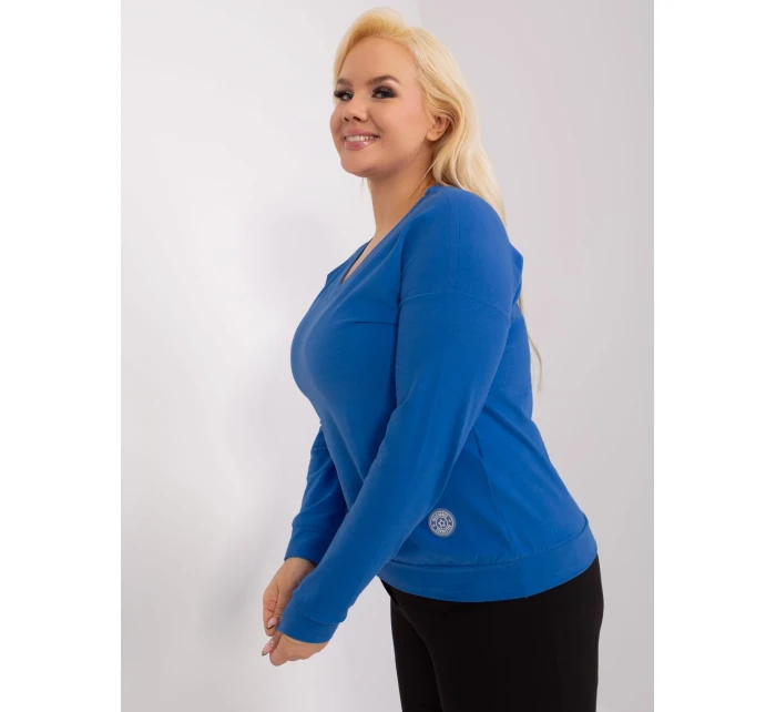 Bluzka RV BZ model 19394485 ciemny niebieski - FPrice Bluzka RV BZ model 19394485 ciemny niebieski - FPrice