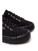 Openwork Sneakers Big Star JJ374011 Black