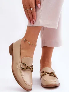 Klasické dámské mokasíny Béžové Lorien