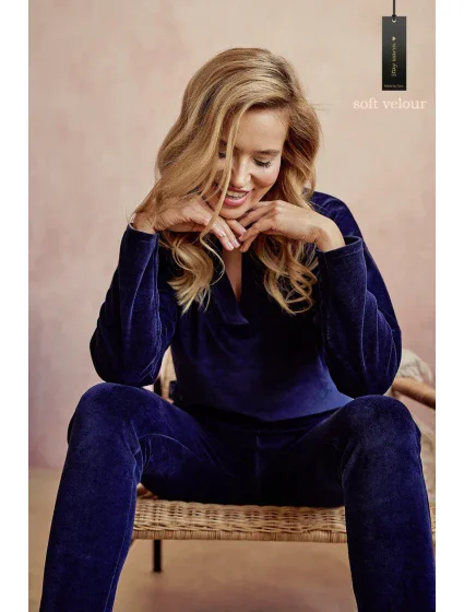3027 DÁMSKA VELÚROVÁ TEPLÁKOVÁ SÚPRAVA LAUREN