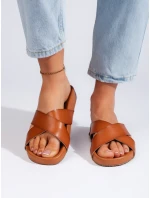 Dámske praktické hnedé ponožky na platforme Dámske praktické hnedé ponožky na platforme