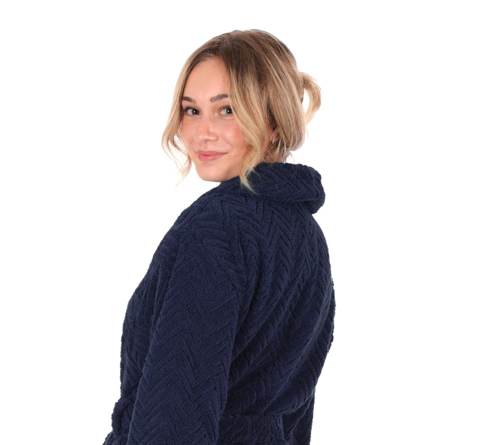 župan Athena s golierom tmavomodrý