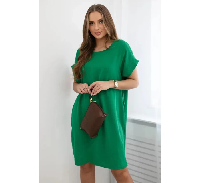 Šaty s vreckami zelené Šaty s vreckami zelené