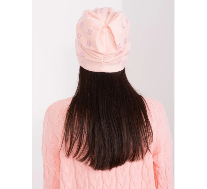 Czapka AT CZ model 19034187 jasny różowy - FPrice