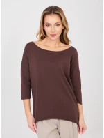 Blúzka RV BZ A1187.36 tmavohnedá