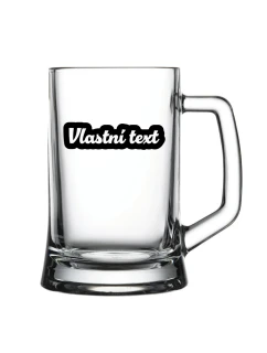 Personalizovaná pivní sklenice s obrysem 