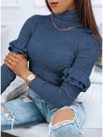 Dámský svetr modrý Dstreet model 21964204 - FashionStreet Dámský svetr modrý Dstreet model 21964204 - FashionStreet