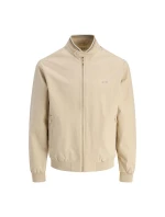 Jack&Jones pánska bunda JPRBLUBRAD BOMBER JACKET SN 12273393 WHITE PEPPER