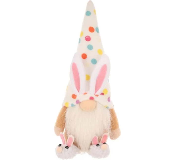 MEDVEĎ GHOOM 25CM V SNOCH CHLAPEC JARNÁ DEKORÁCIA