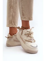 Dámské sportovní boty tenisky béžové model 21659075 - Boto