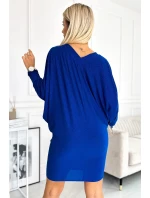 Netopierie šaty 402-6 chrpa - Numoco Netopierie šaty 402-6 chrpa - Numoco