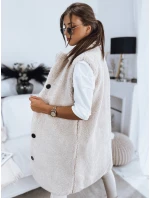 Dámska béžová vesta BALLA FashionStreet TY3200