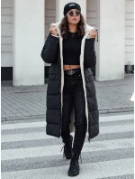 Dámská zimní bunda oboustranná prošívaná bunda s kapucí černá Dstreet model 21980611 - FashionStreet Dámská zimní bunda oboustranná prošívaná bunda s kapucí černá Dstreet model 21980611 - FashionStreet