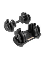 REBEL ACTIVE 24 kg nastaviteľná liatinová činka automatická REBEL ACTIVE 24 kg nastaviteľná liatinová činka automatická