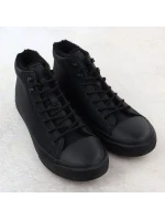 Pánské černé zateplené kotníkové tenisky model 21905111 - Big Star