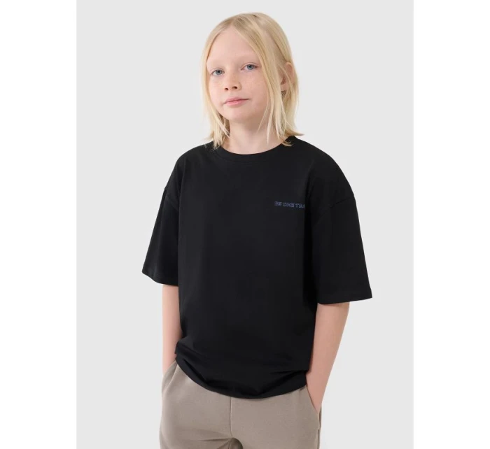Chlapčenské tričko oversize s 4F 4FJWSS25TTSHM2184-20S