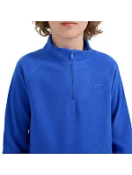 Chlapčenská fleecová mikina 4F M058 cobalt 4FJWAW25UFLEM058 36S