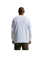 Pánské tričko Nsw Tee Icon Swoosh modré model 22217296 408 pánské - NIKE Pánské tričko Nsw Tee Icon Swoosh modré model 22217296 408 pánské - NIKE